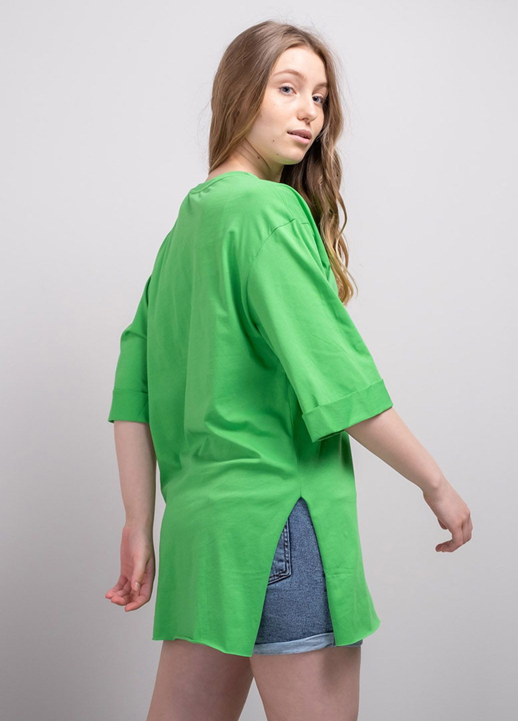 Зелена літня футболка жіноча 340513 Power