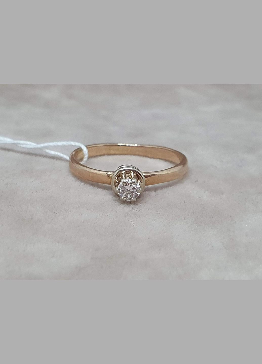 Золоте кільце з діамантом. 3022431 Гаразд (316461567)