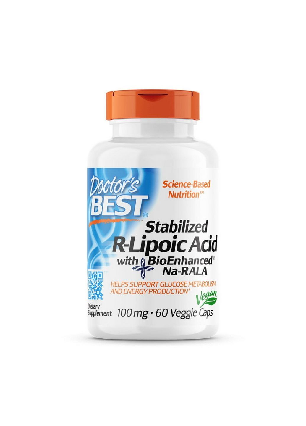 Натуральная добавка Stabilized R-Lipoic Acid 100 mg, 60 вегакапсул Doctor's Best (293479994)