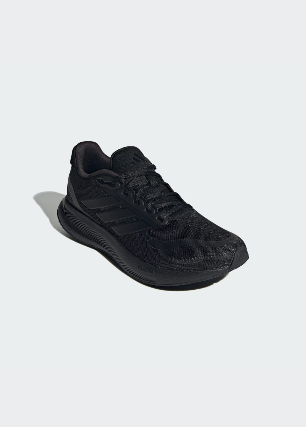 Черные летние кроссовки для бега runfalcon adidas