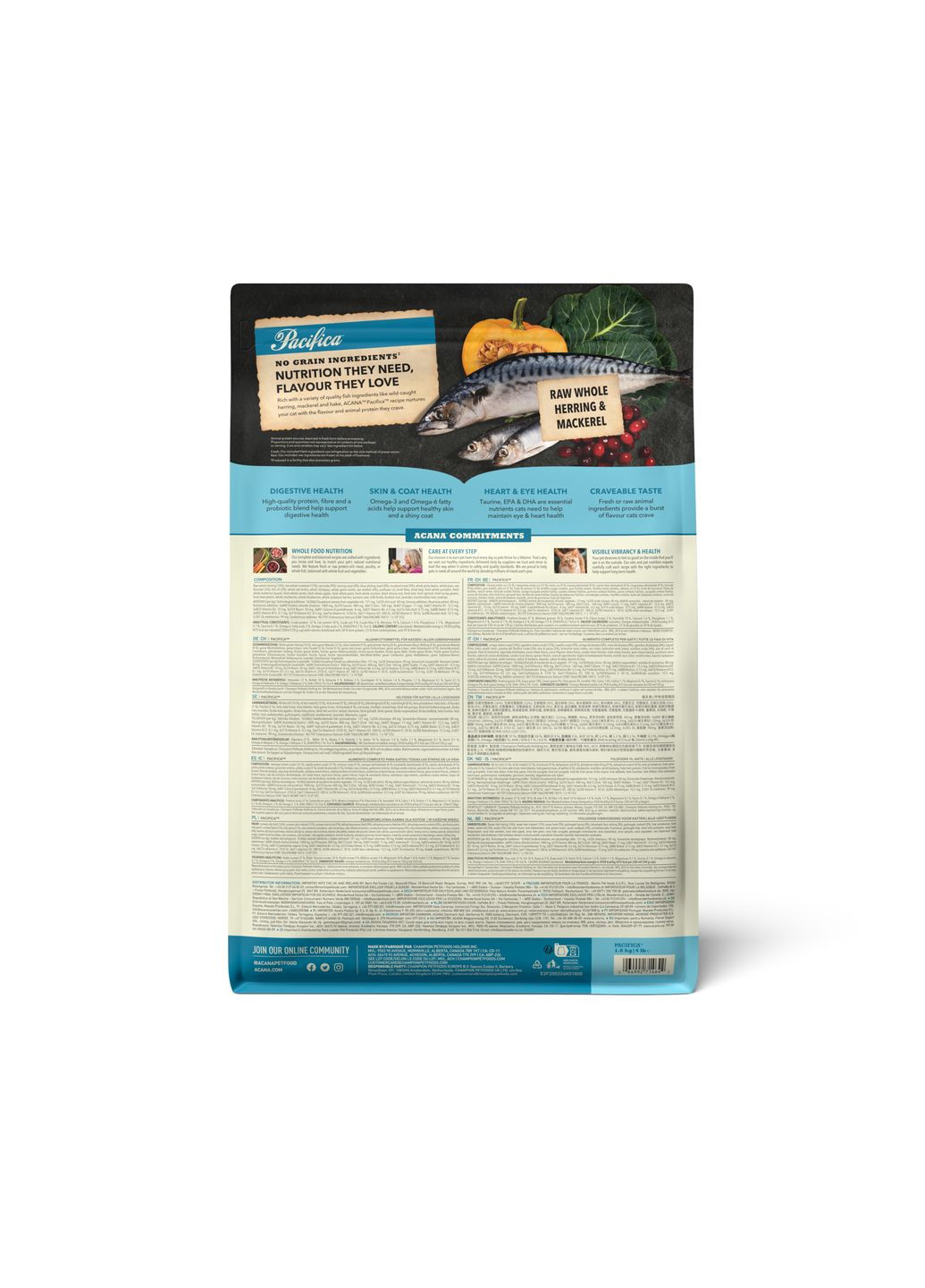 Сухий корм для котів Pacifica Cat з рибою 1.8 кг a64118 Acana (340843303)