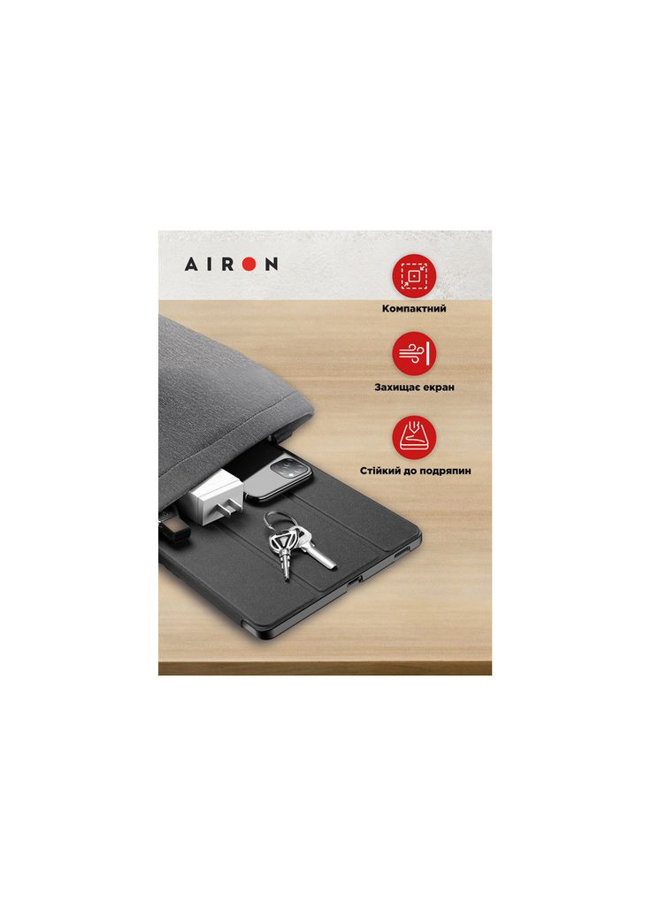 Чохол до планшета Premium Xiaomi Redmi Pad 10.6" 2022 + Film Black (4822352781087) Airon (315137921)