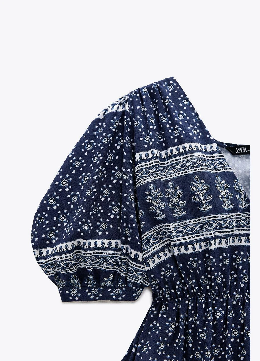 Топ лето,синий в узоры, Zara (295458172)