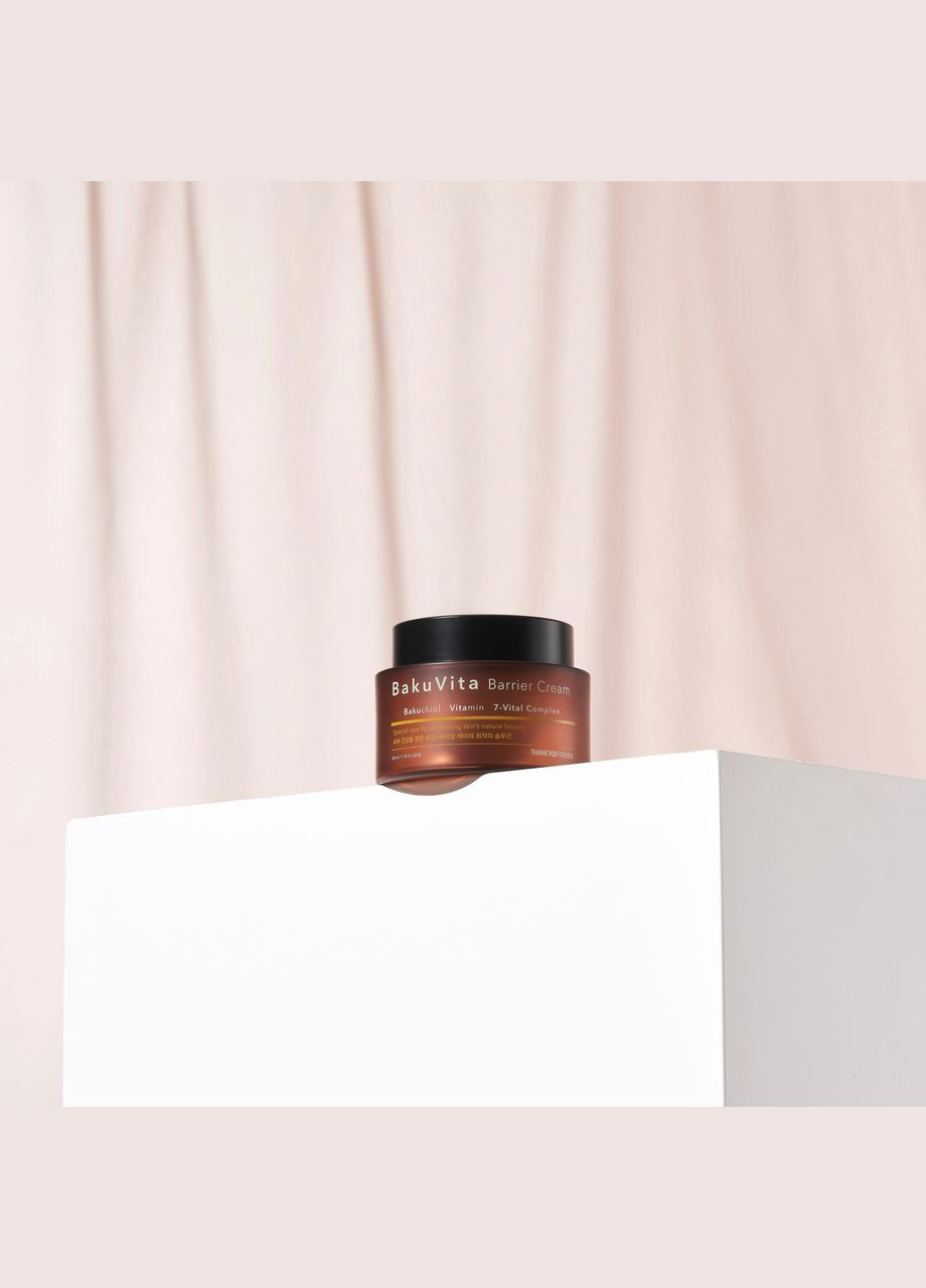 Thank You Farmer Увлажняющий крем с бакучиолом и витаминами C и E BakuVita Barrier Cream 50 ml — Крем, Южная Корея (297869611)
