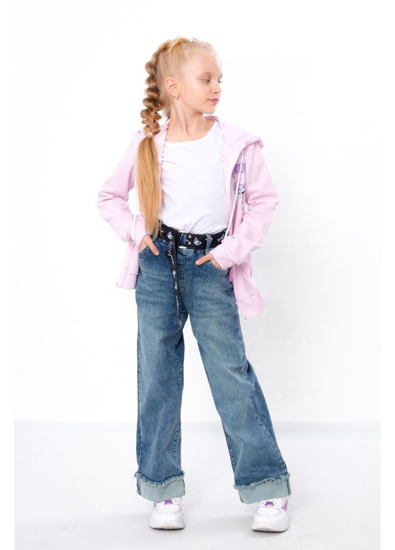 Синие демисезонные джинсы для девочки (демисезон) (p-15204) Носи своє