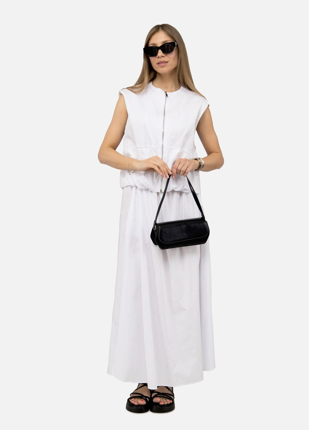 Женский жилет цвет белый CB-00250906 DEPPOT (316226377)