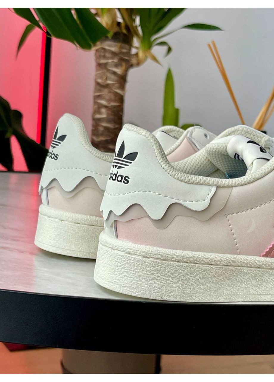 Кросівки жіночі Adidas Superstar Cappuccino Pink | Адідас Суперстар кремові No Brand кремові демісезони (360535104)