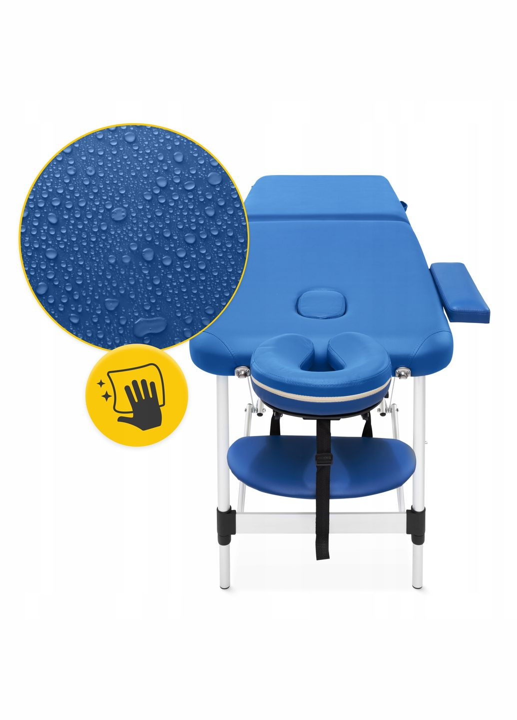 Массажный стол складной Massage Table Alu W60 Blue () 4FIZJO P-5907739318404 (275095811)