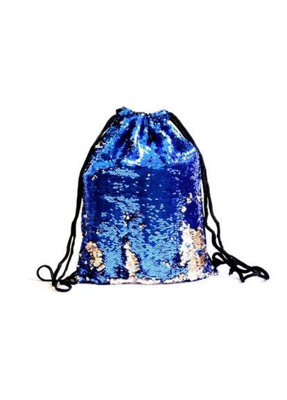 Сумка з паєтками " " /13626/ нейлон син./чорн. зі сріблом 42*34см. (1/10) WB (367753475)