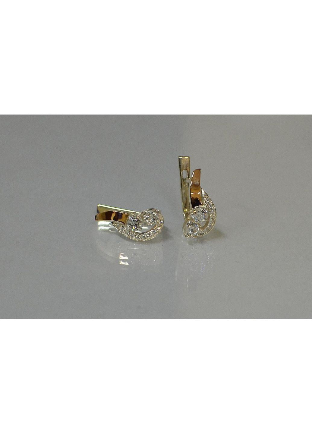 Срібні сережки з серцями Silver Style (367112473)