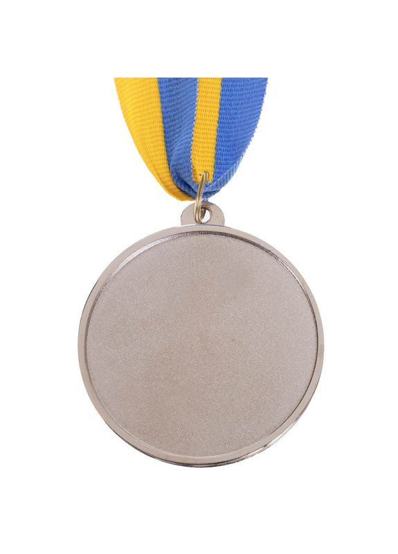 Медаль спортивна зі стрічкою FAME d-6,5см C-3174 (метал, d-6,5см, 35g срібло) SP-Sport (361436895)