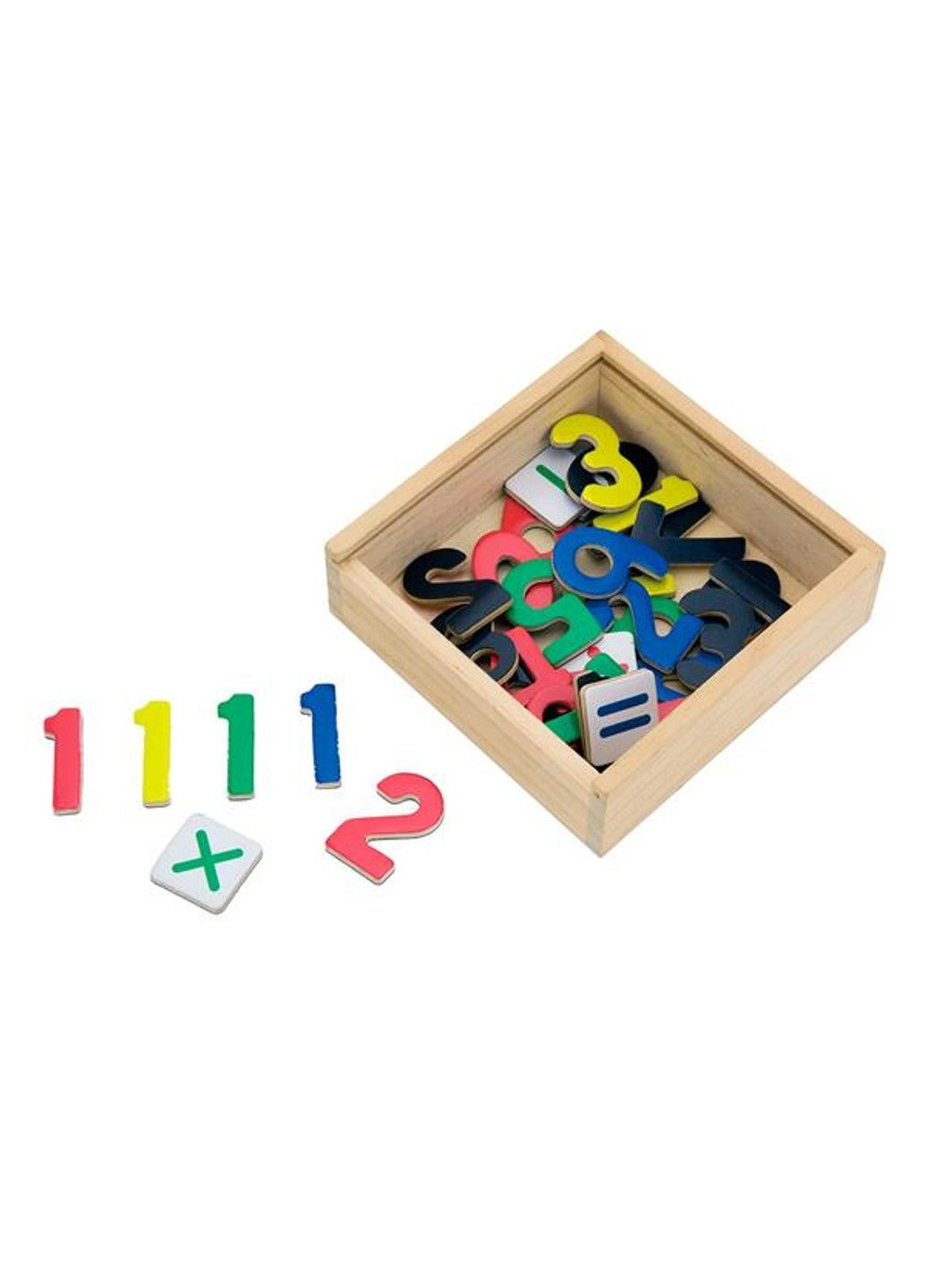 Набір магнітних цифр і знаків 37 шт. (50325) Viga Toys (331173620)