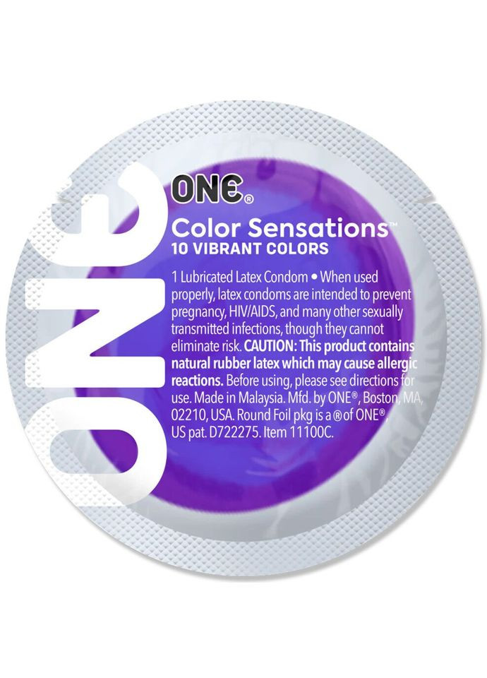 Презерватив Color Sensations Pick (Purple) 1 шт One (302316039)