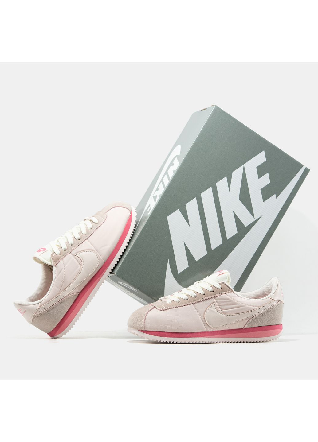 Кросівки жіночі No Brand Cortez Pink | Найк Кортез рожеві демісезони (365963557)