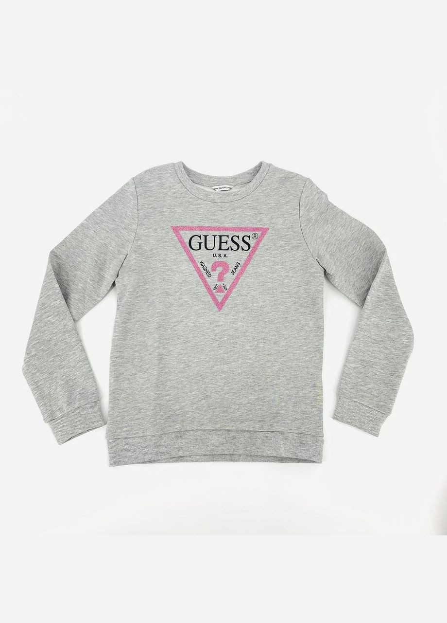 GUESS KIDS свитшот guess, арт. j74q10k5wkom90, 12 лет, 152 см серый трикотаж