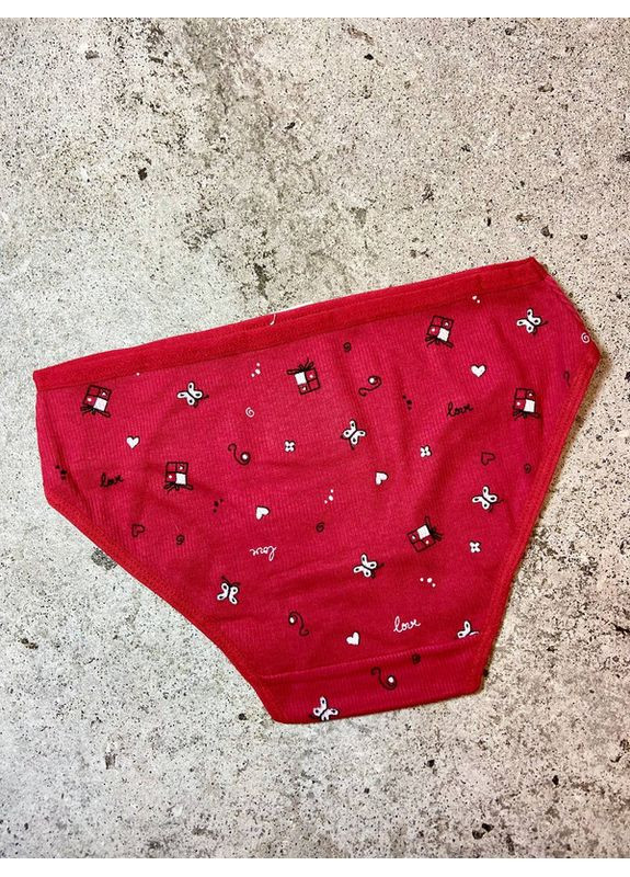 Набір жіночих трусів «Неділька» — 7 шт з принтами UOKIN Сліп (370368938)