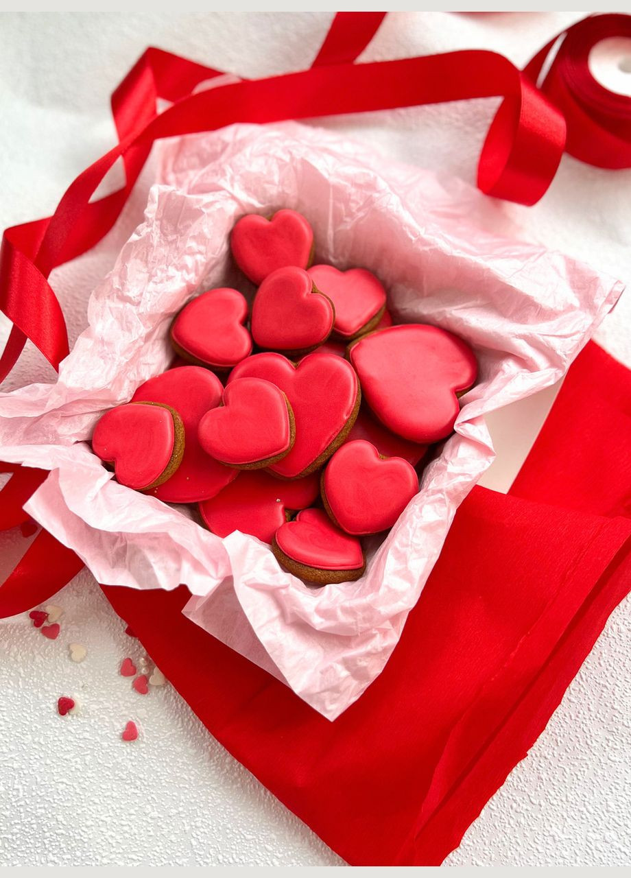 Пряники "Коробочка любви" 20*20 см No Brand (365865190)