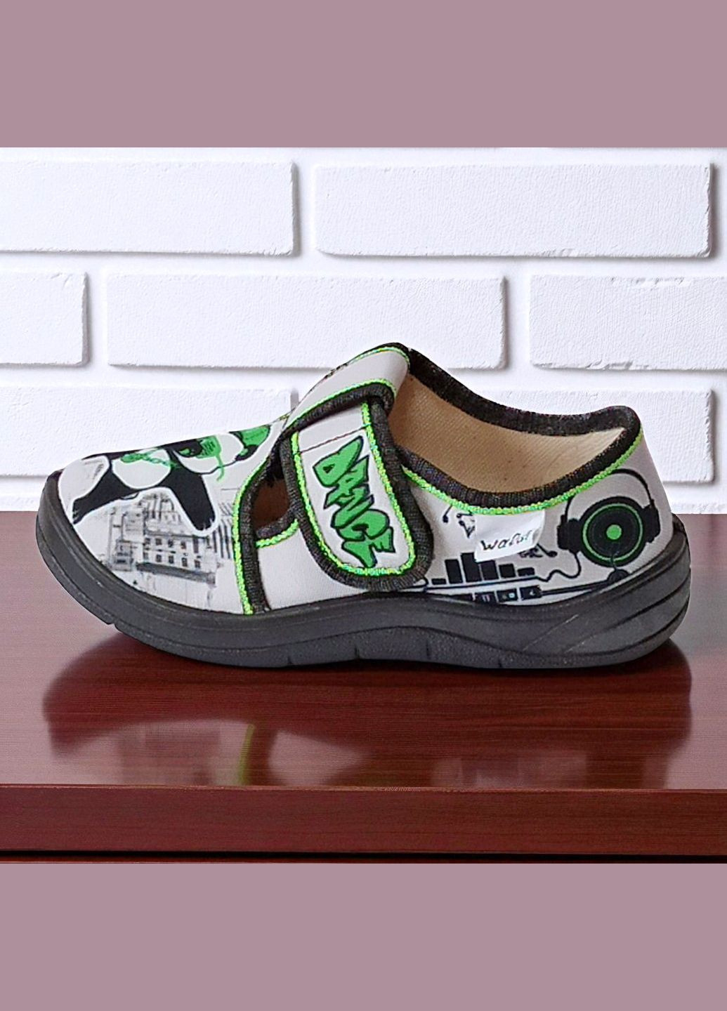 Ортопедичні тапочки на липучці капчики для хлопчика змінне взуття в садок змінка Валді Waldi (340401540)