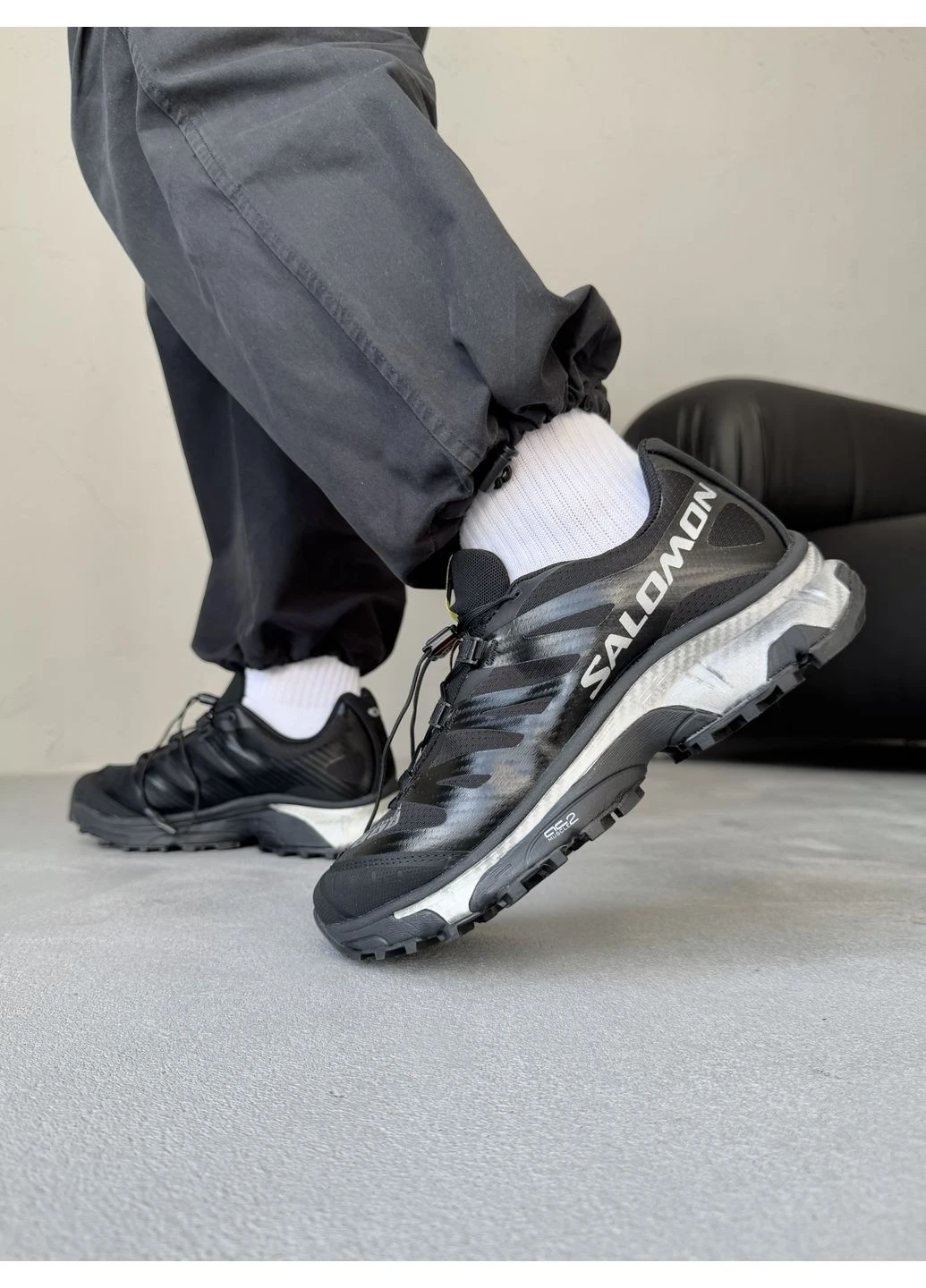 КРОСІВКИ ЖІНОЧІ SALOMON XT-4 ADVANCED BLACK САЛОМОН ХТ 4 ЧОРНІ No Brand чорні демісезони (392006602)