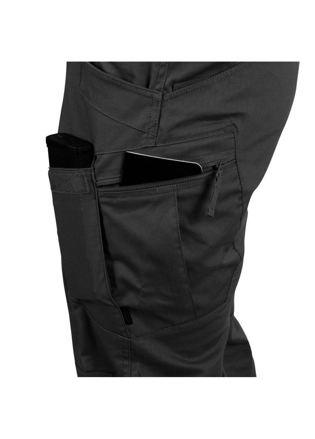 Черные спортивные, повседневный, кэжуал демисезонные брюки Helikon-Tex