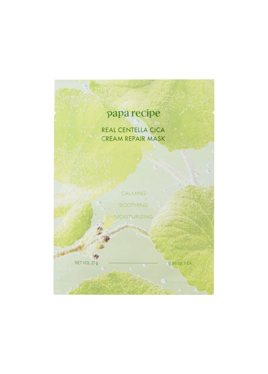 Восстановительная тканевая маска с экстрактом центеллы Centella Cica Cream Repair Mask, 27 g Papa Recipe (329826853)