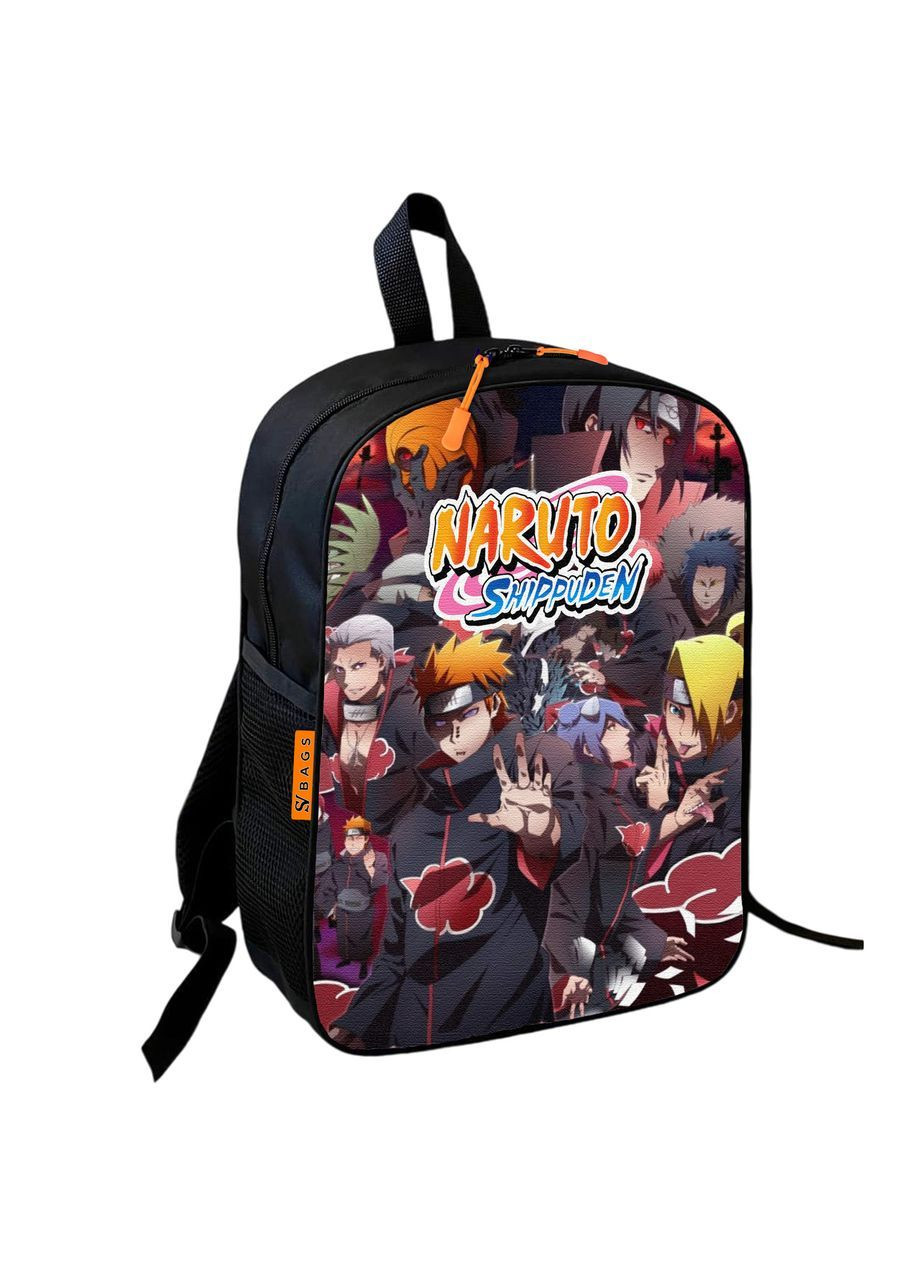 Рюкзак детский Наруто Акуцуки Саске Итачи Учиха Naruto 36х27х13 см Разноцветный (00826) No Brand (371687306)