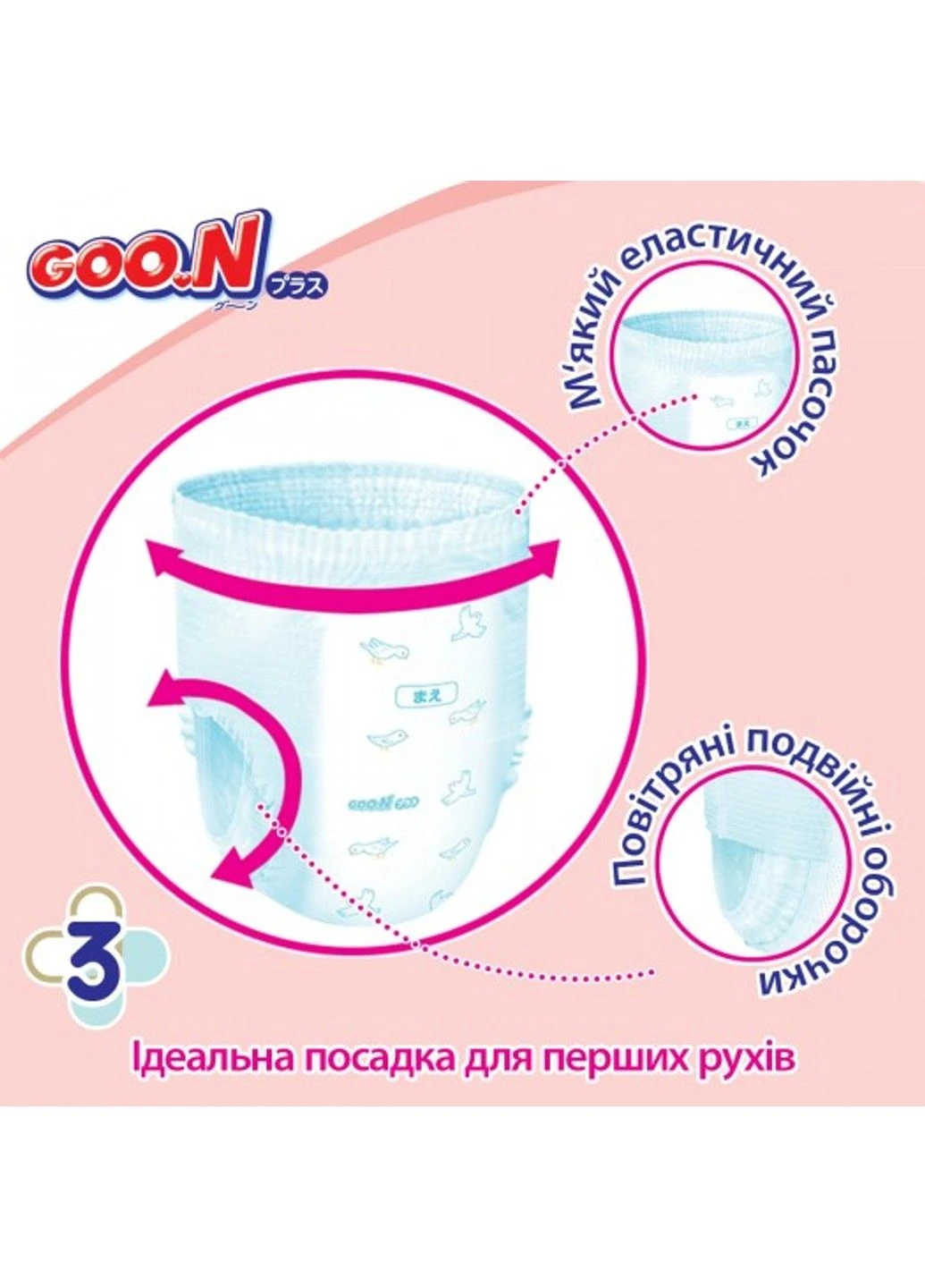 Трусики-подгузники Plus для детей (BigBig (XXL), 13-25 кг) Goo.N (330830555)