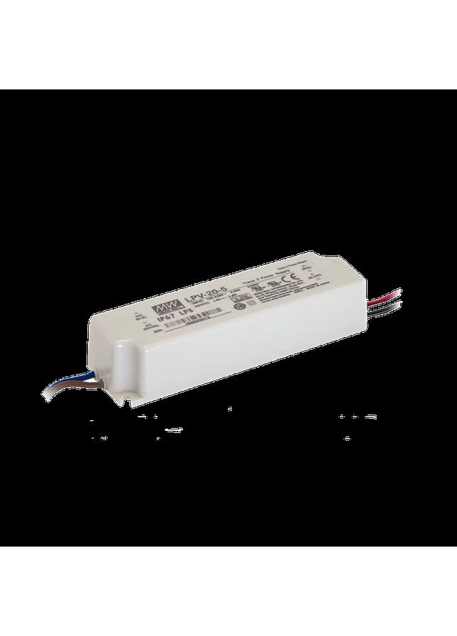 Імпульсний блок живлення LPV-20-24 Rohs AC/DC 24В 0.84А Mean Well (372817062)