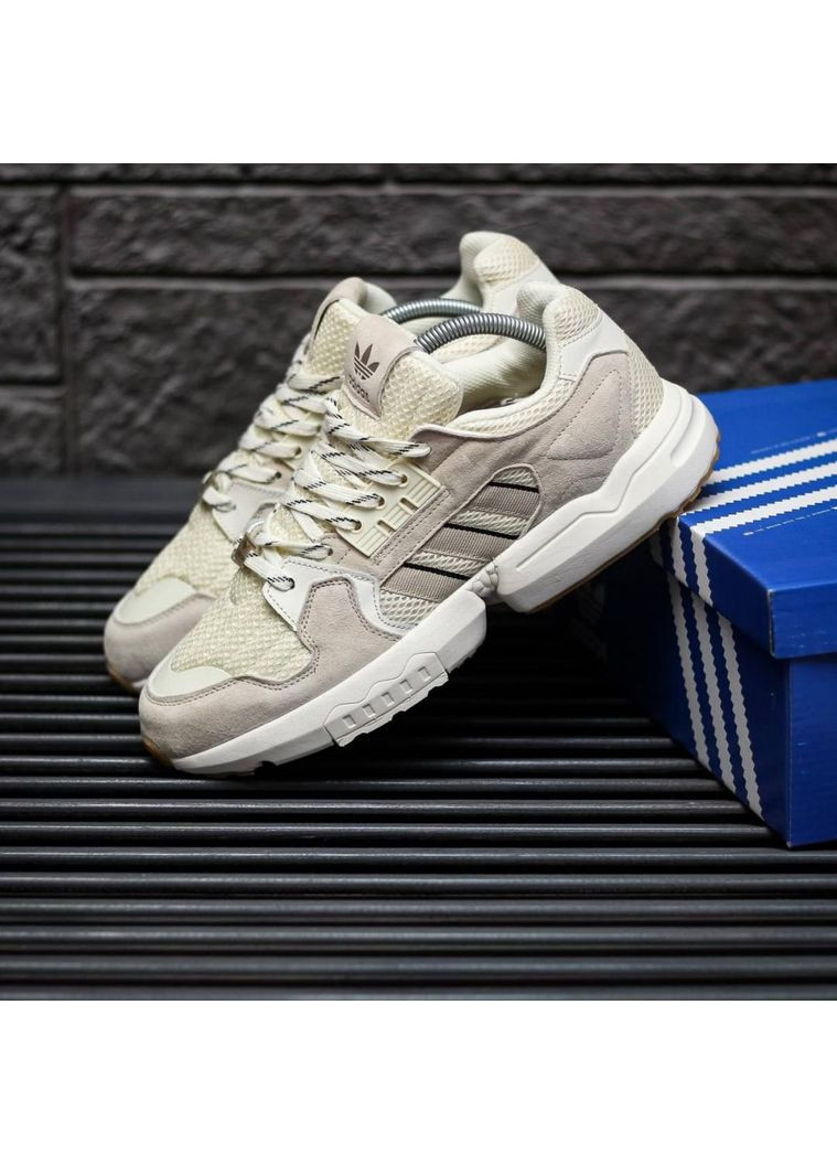 Бежевые демисезонные кроссовки мужские adidas zx torsion beige адидас zx No Brand