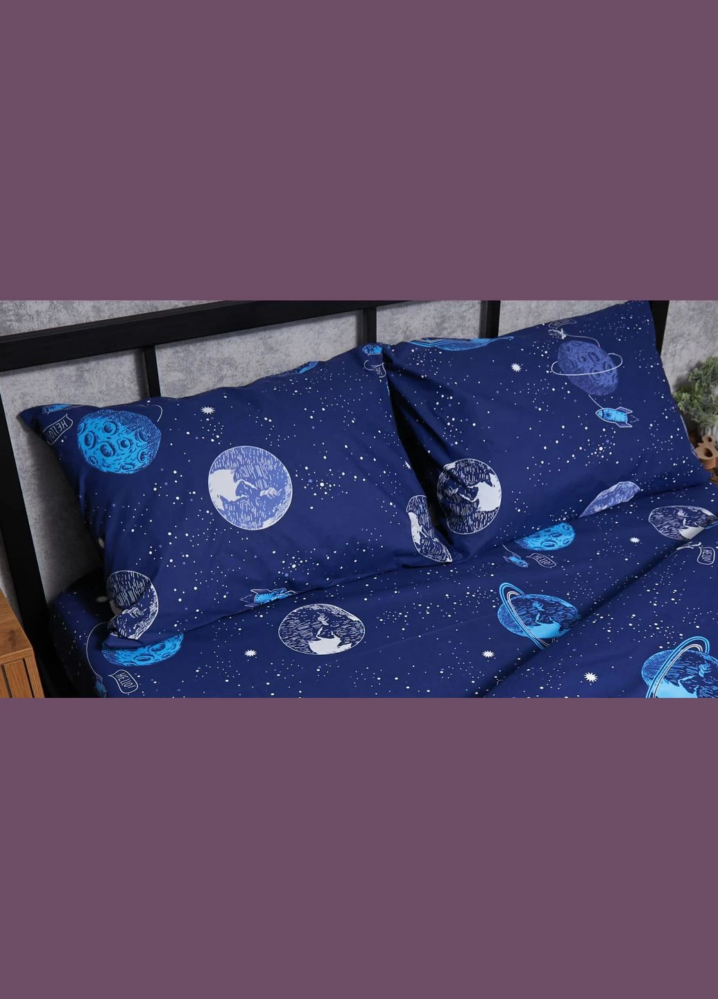 Набір наволочок Бязь Gold Люкс 40х40 2 шт (MS-840000522) Moon&Star Planets (295012330)