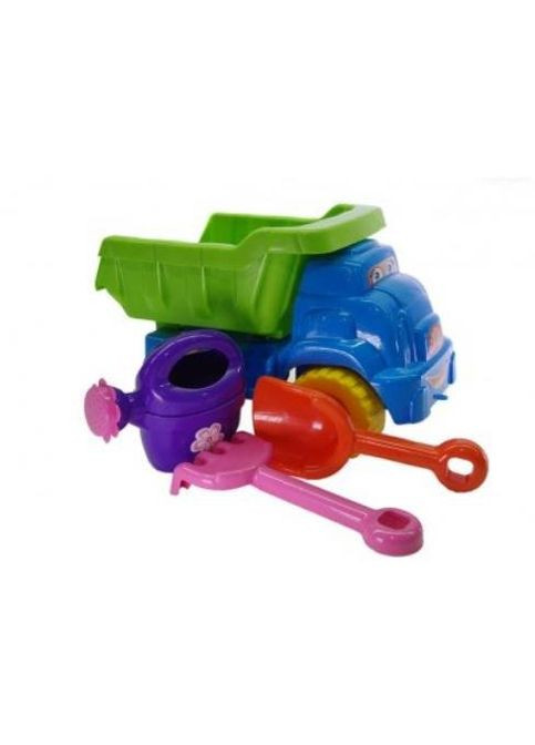 Игровой Набор для песочницы №2 013565 с лейкой Салатово-голубой Doloni (314794295)