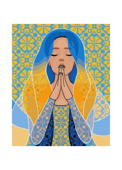 Картина за номерами "З мольбою в серці" ★★★★★ Ідейка (318527756)