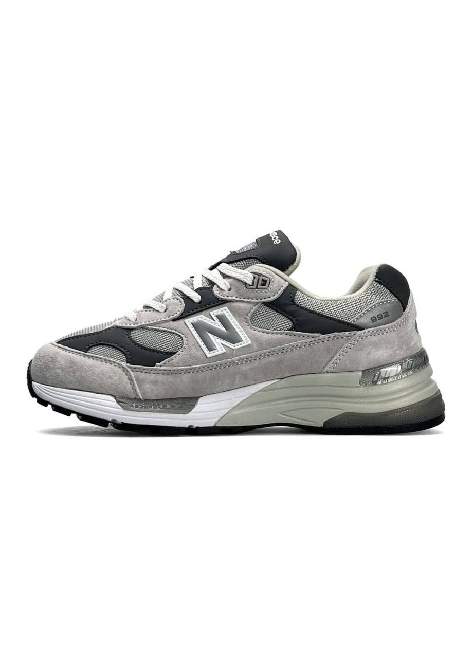 Серые демисезонные кроссовки мужские new balance No Brand 992 Grey