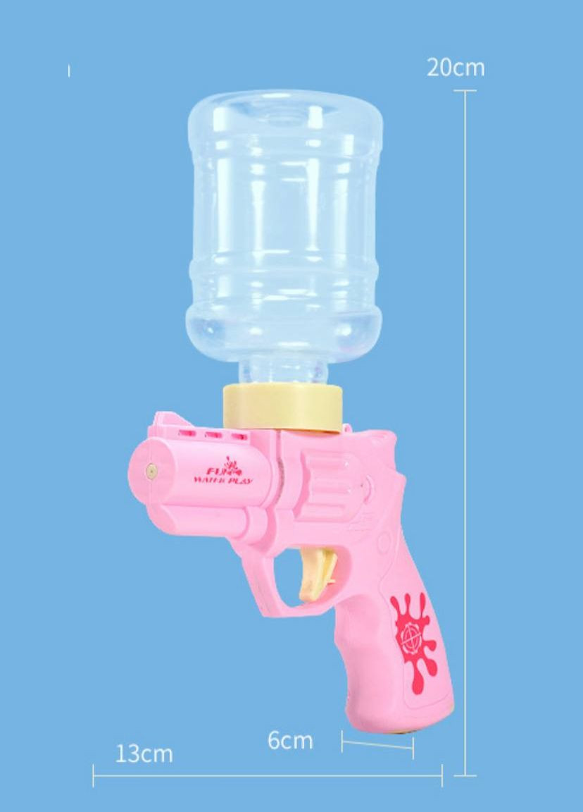 Водяной пистолет аккумуляторный "Водные игры" Х 7 Розовый с 3 режимами Fun Game (327217905)