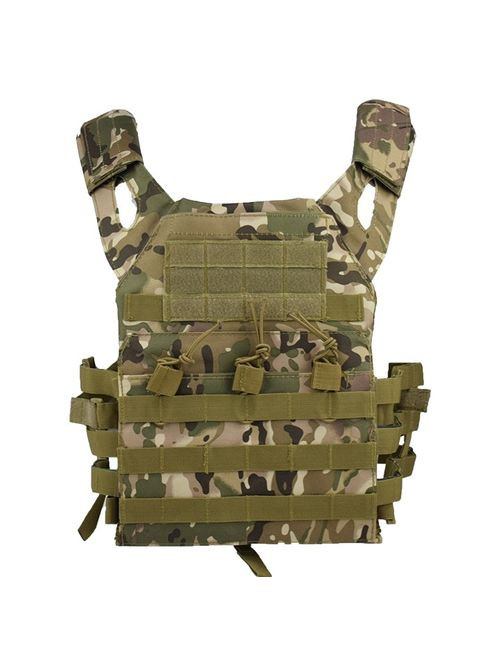 Жилет молли тактический плитоноска облегченная MOLLE мультикам военная армейская No Brand (299460954)