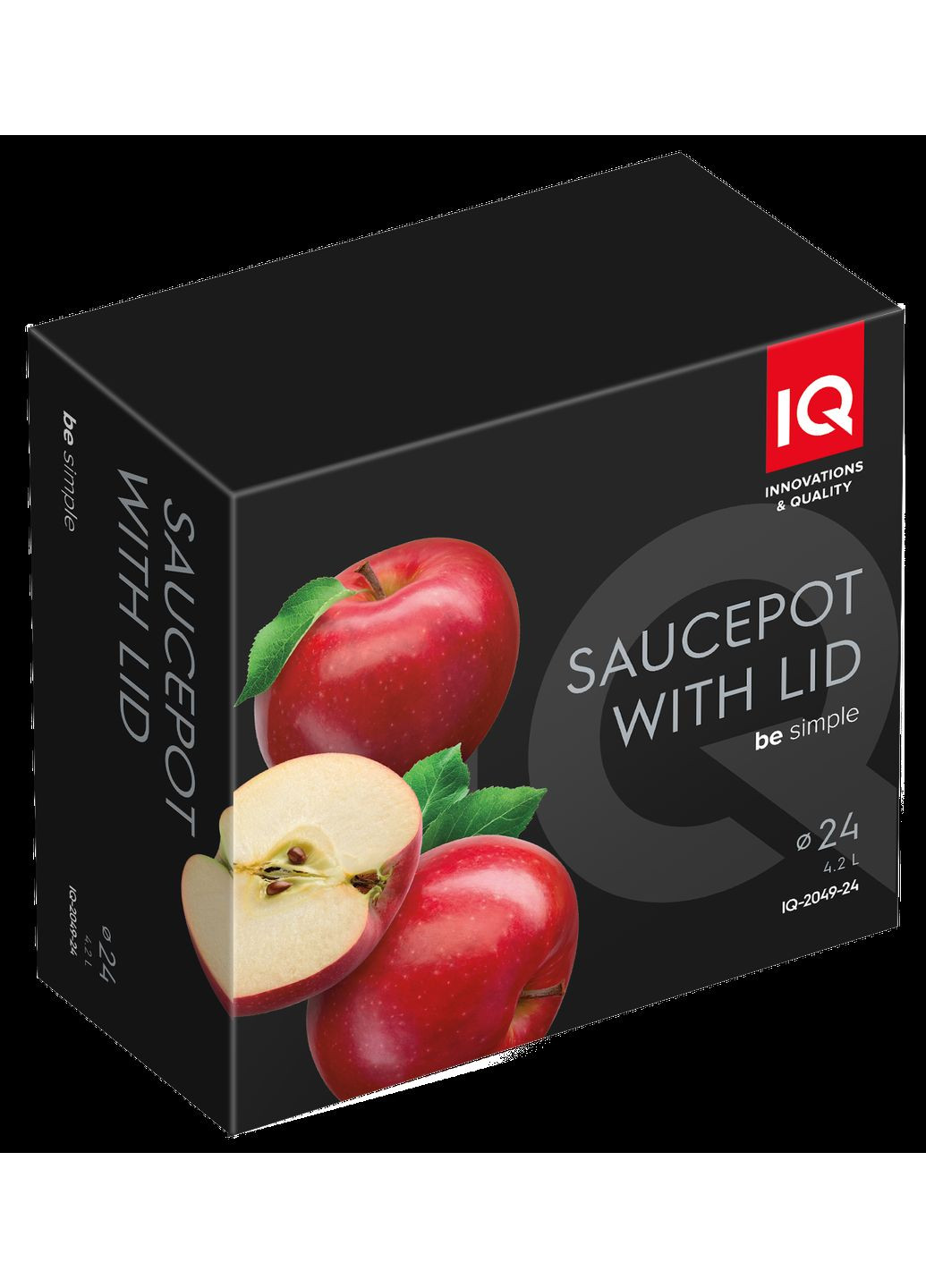 Каструля Be Simple (4.2 л) 24 см (6996311) IQ (316466227)