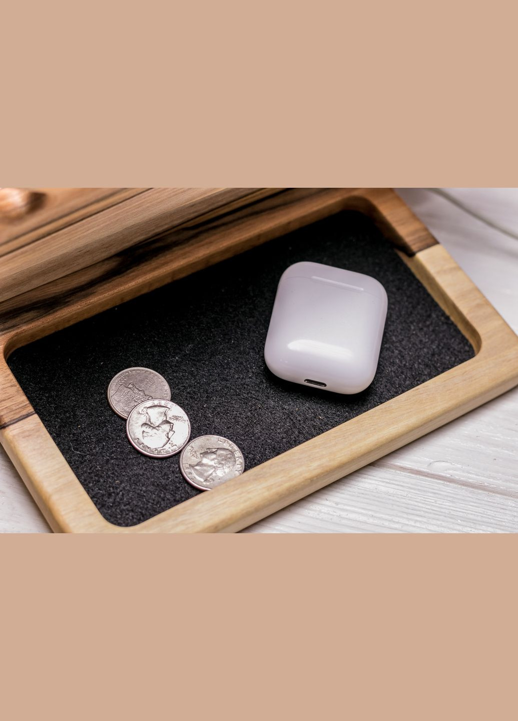 Аксессуар «Слайдер iWatch» Подставка с именной гравировкой EcoWalnut (293510809)