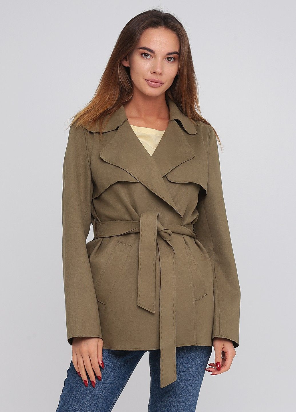 Оливкове (хакі) демісезонне Пальто H&M