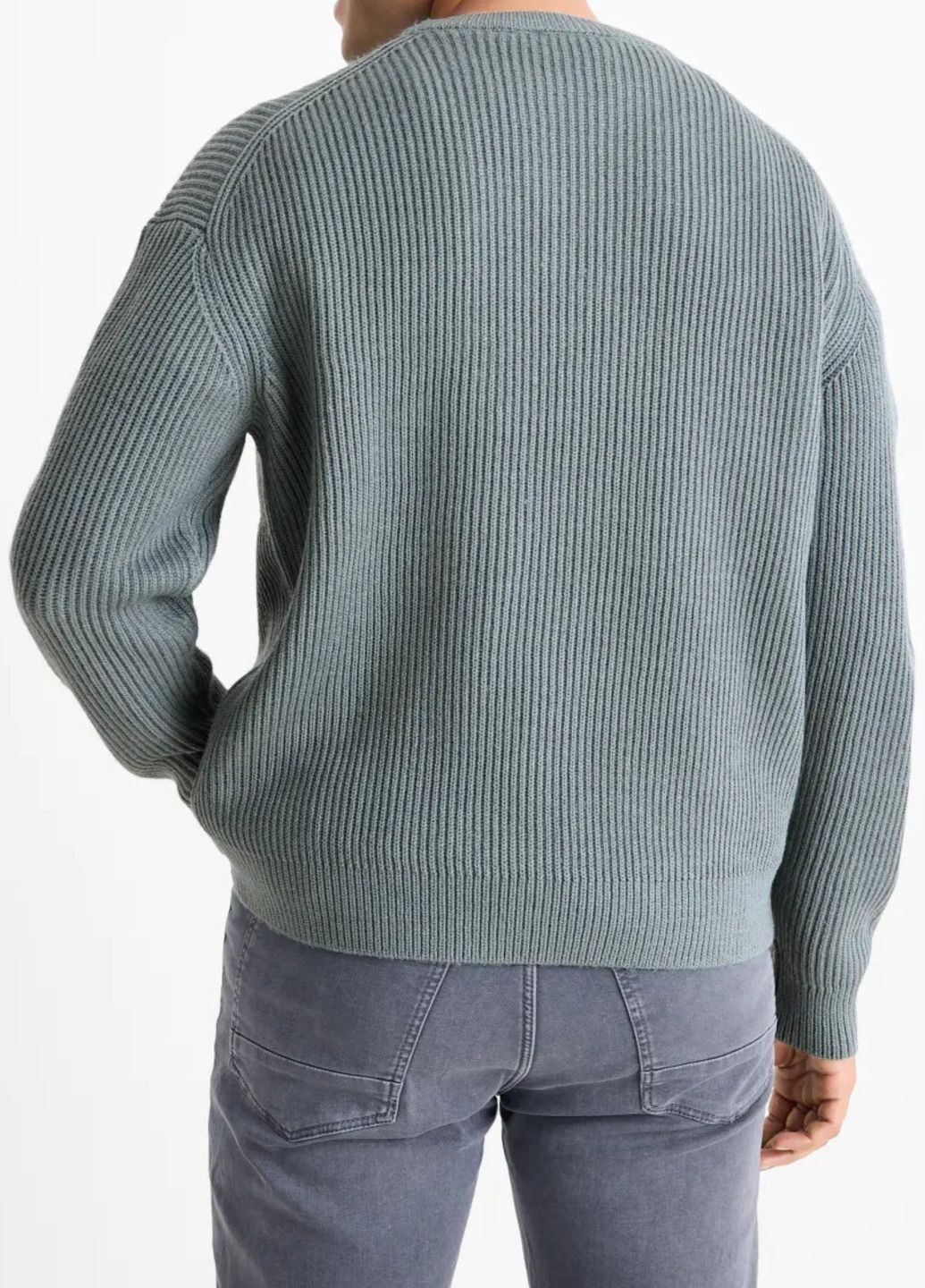 Сіро-зелений демісезонний светр C&A