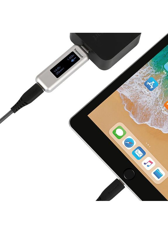 Кабель LCC06 MFI TypeC-Lightning Cable 1.2m Black Tronsmart (301783118)