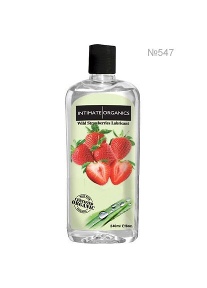 Масло-лубрикант IntimateOrganics со вкусом клубники 240 мл No Brand (339864974)