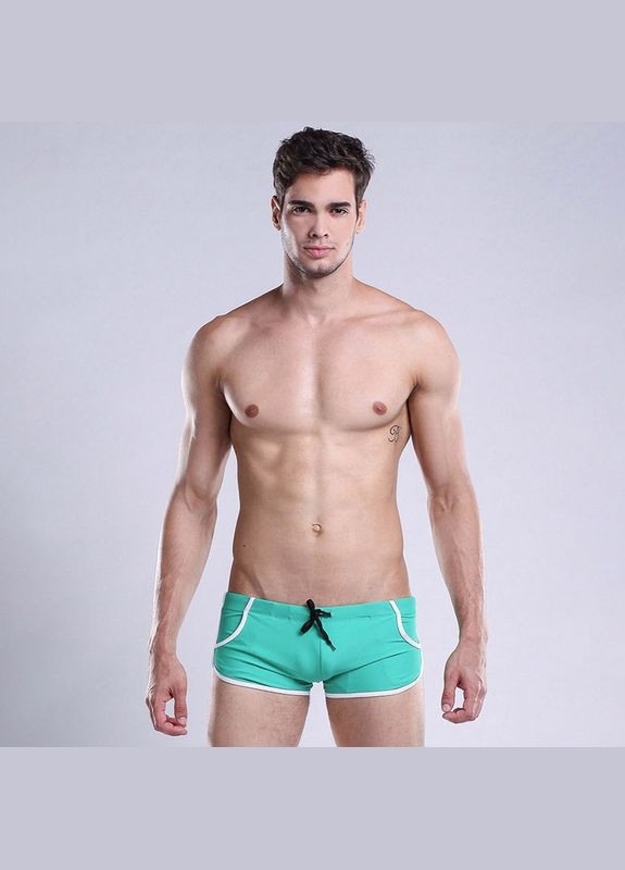Мужские зеленые пляжные, спортивные, повседневные, кэжуал мужские плавки боксеры голубой 3883 шорты Sport Line