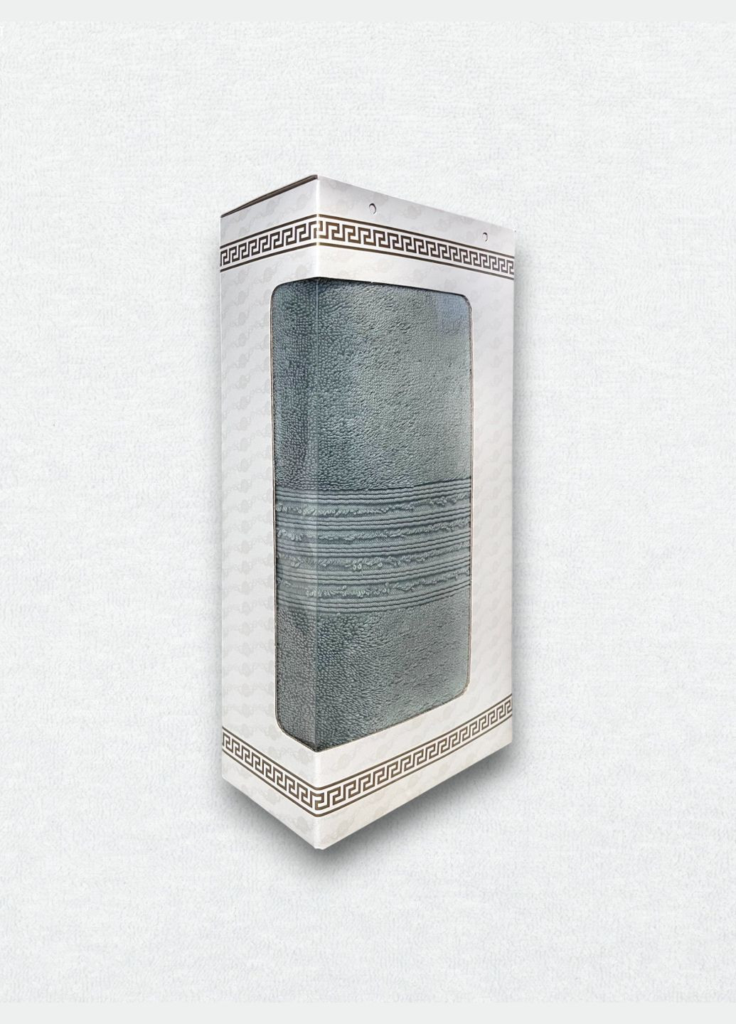 Махровое полотенце 70х140 см Kayra однотонный мятный