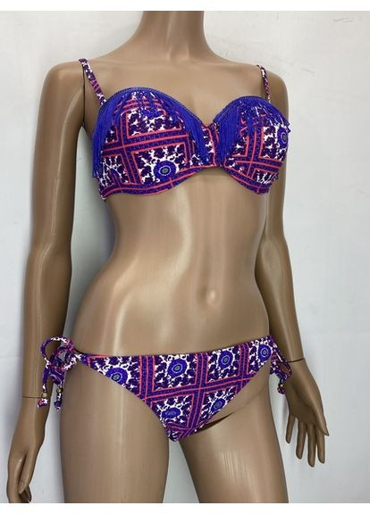 Комбинированный летний купальник раздельный Rainbow Роздільний