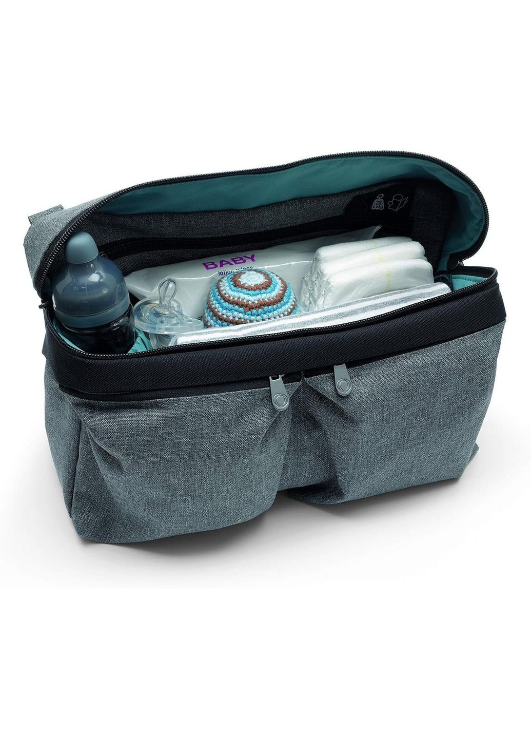 Органайзер сумка для коляски, grey melange, цвет серый (80507AN01) Bugaboo (311669306)