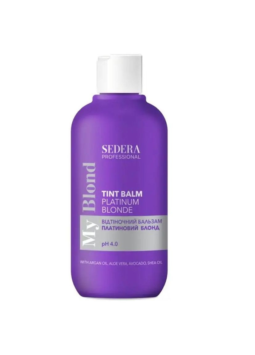 Бальзам оттеночный платиновый блонд для нейтрализации желтизны 250 ml. SEDERA Professional (324625051)
