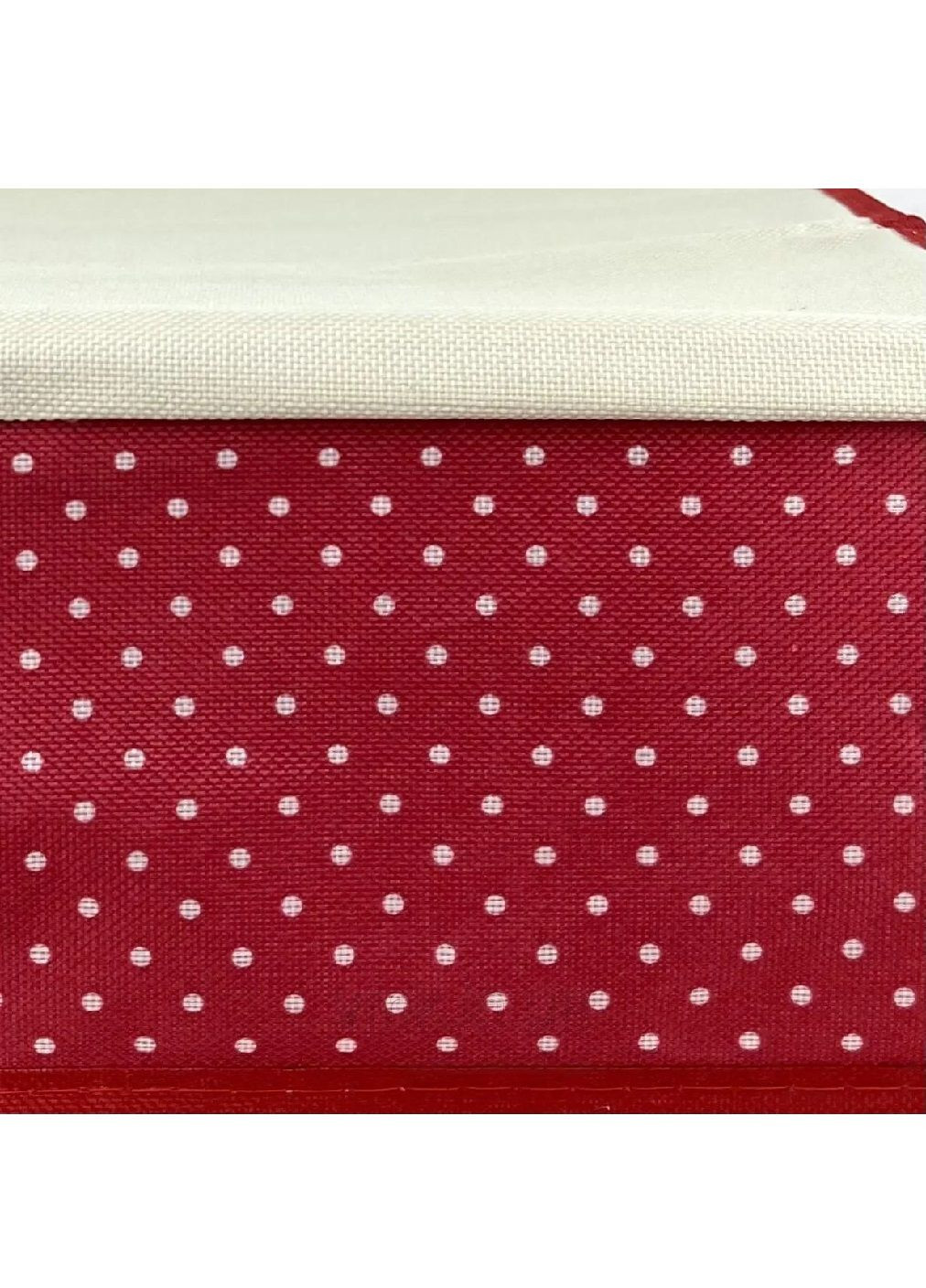 Органайзер для зберігання шкарпеток нижньої білизни дрібниць аксесуарів спанбонд 31х27х12 см (477016-Prob) Червоний в горошок Unbranded (293343328)