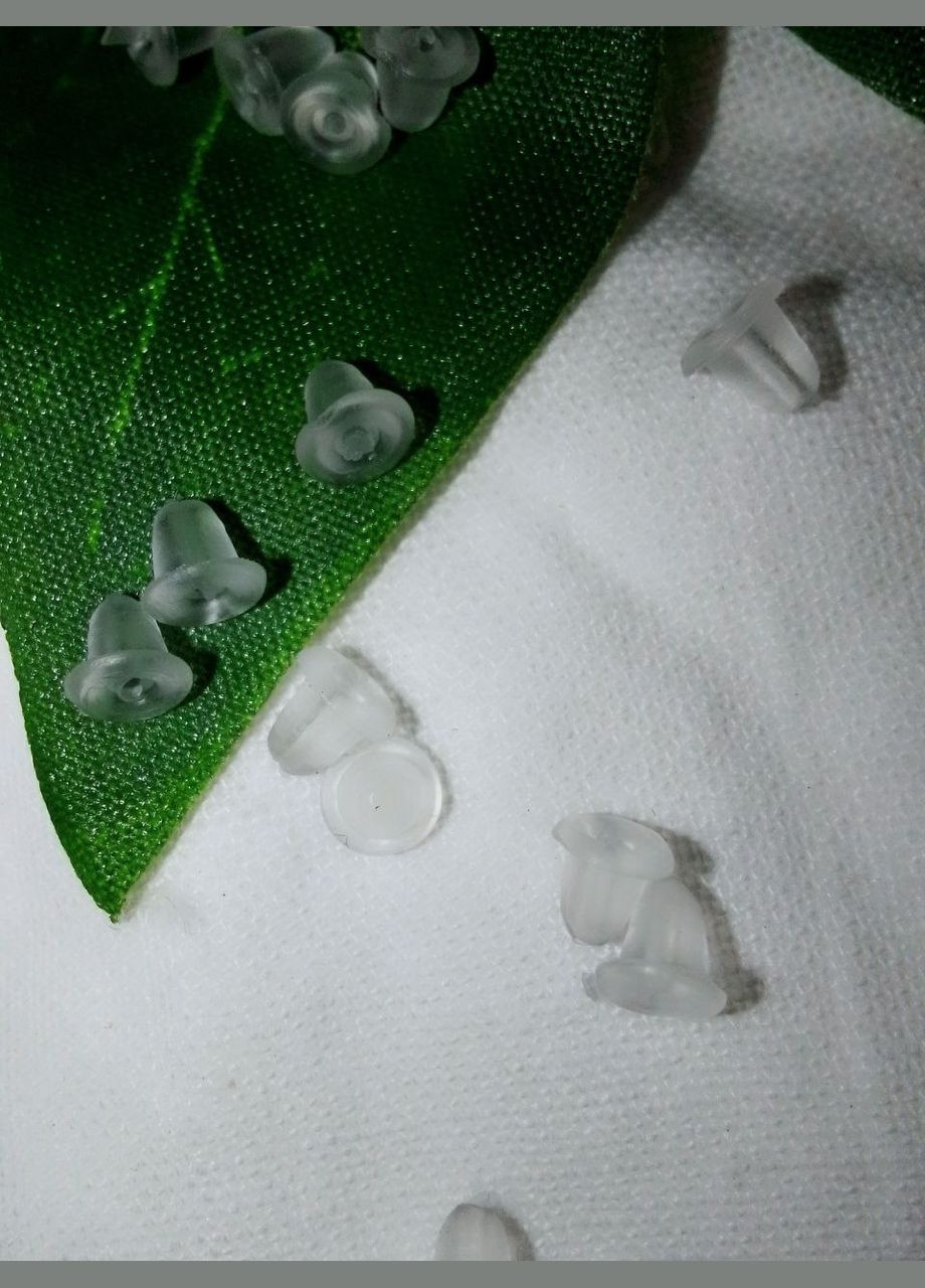 Заглушки для сережок-гвоздиків набір 20 шт. No Brand (325408668)