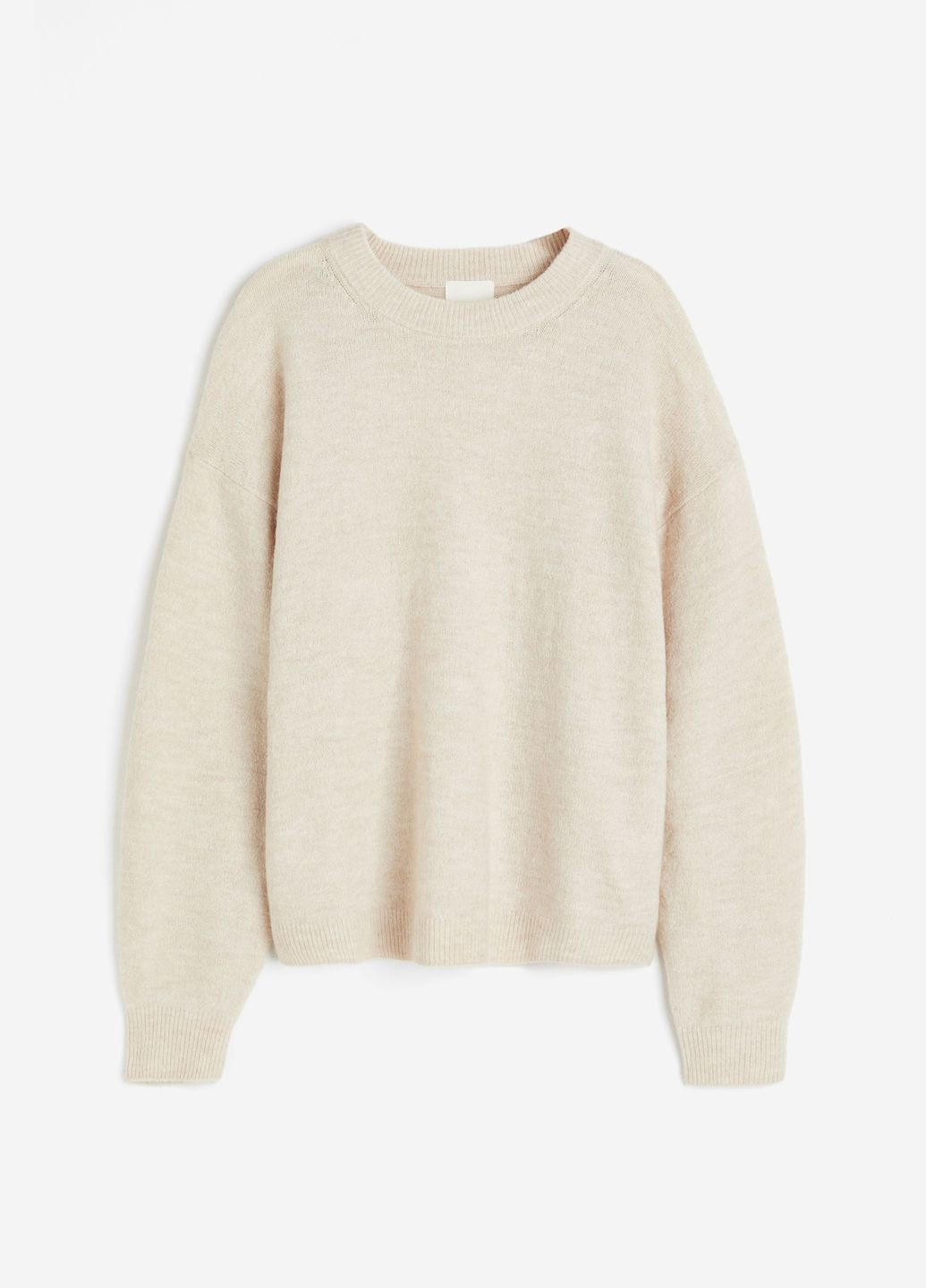 Бежевий демісезонний в'язаний светр H&M