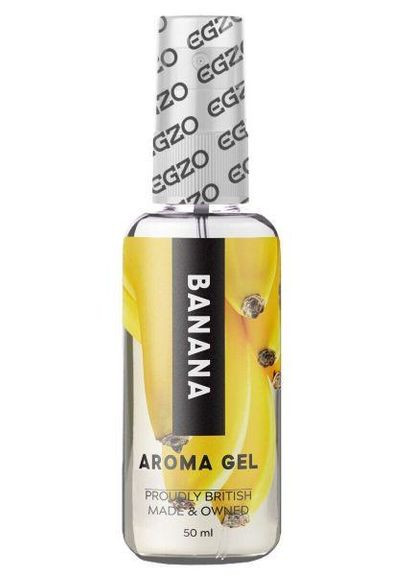 Съедобный гель-лубрикант Aroma Gel Banana со вкусом банана, 50 мл Egzo (303894656)